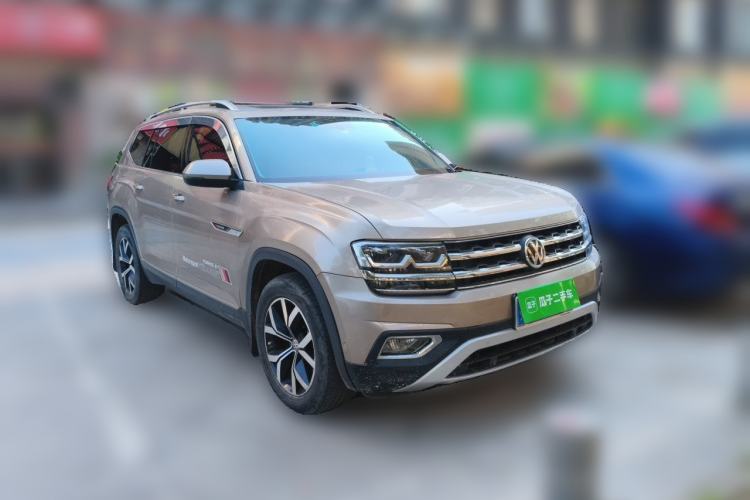 Used Volkswagen Teramont 2017 380TSI Four-Wheel Drive Luxury Edition Front Right 45 Deg