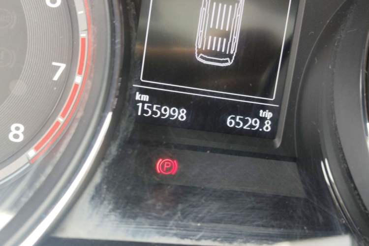 Used Volkswagen Teramont 2017 380TSI Four-Wheel Drive Luxury Edition Odometer Close Up