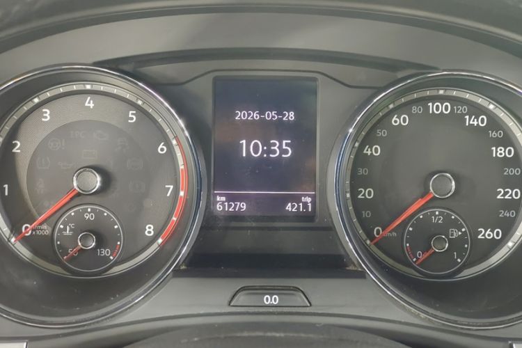 Used Volkswagen Teramont 2017 380TSI Four-Wheel Drive Luxury Edition Odometer Close Up