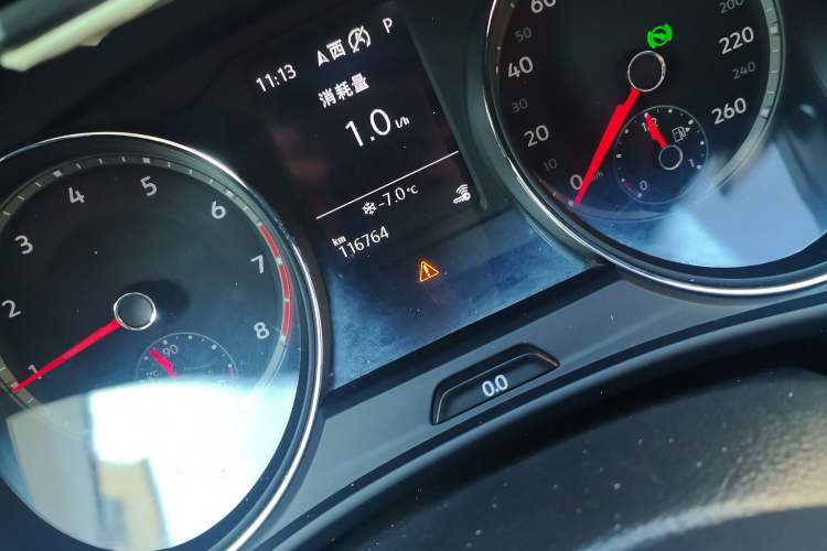 Used Volkswagen Teramont 2017 380TSI Four-Wheel Drive Comfort Edition Odometer Close Up