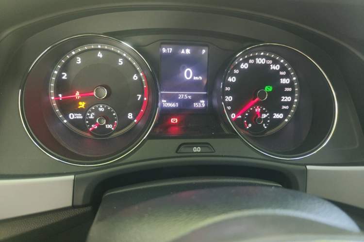 Used Volkswagen Teramont 2017 380TSI Four-Wheel Drive Luxury Edition Odometer Close Up