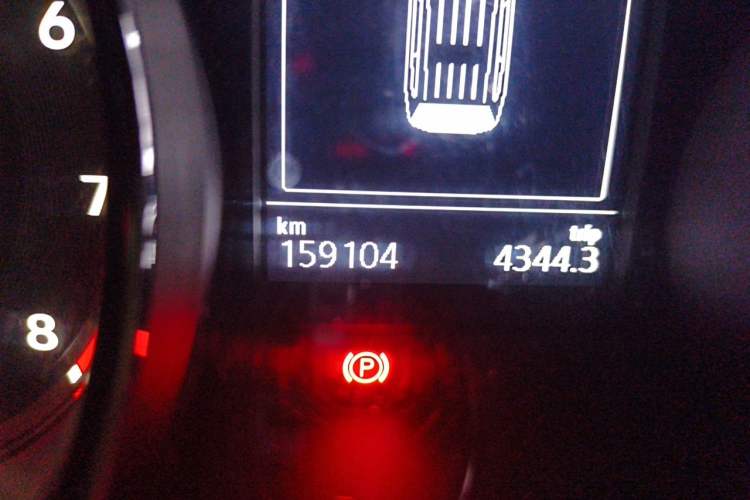 Used Volkswagen Teramont 2017 380TSI Four-Wheel Drive Luxury Edition Odometer Close Up