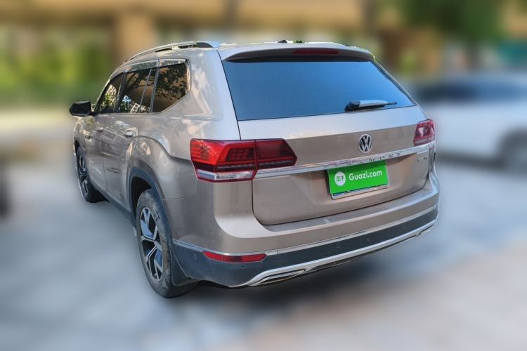 Used Volkswagen Teramont 2017 380TSI Four-Wheel Drive Luxury Edition Rear Left 45 Deg