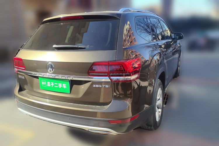 Used Volkswagen Teramont 2017 380TSI Four-Wheel Drive Comfort Edition Rear Right 45 Deg