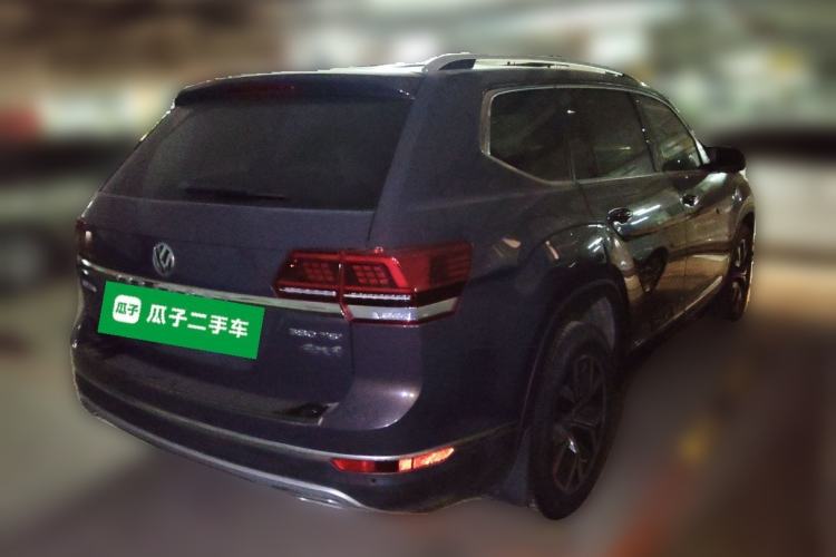 Used Volkswagen Teramont 2017 380TSI Four-Wheel Drive Luxury Edition Rear Right 45 Deg