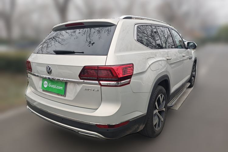 Used Volkswagen Teramont 2017 380TSI Four-Wheel Drive Luxury Edition Rear Right 45 Deg