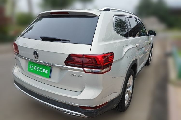 Used Volkswagen Teramont 2017 530 V6 Four-Wheel Drive Flagship Edition Rear Right 45 Deg