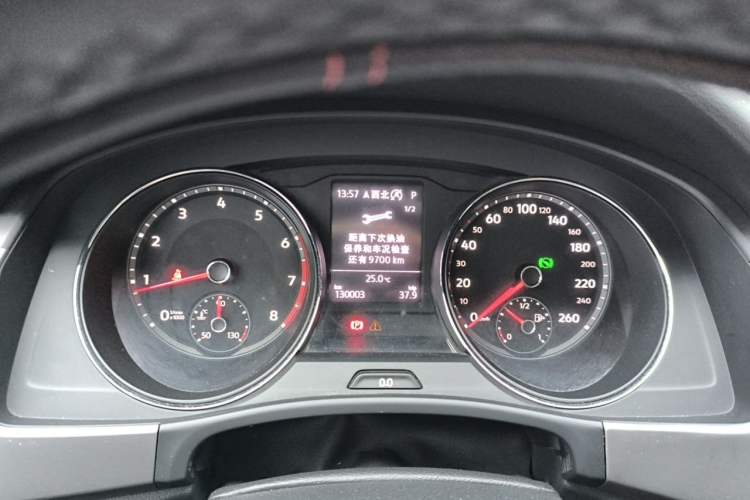 Used Volkswagen Teramont 2017 330TSI Two-Wheel-Drive Luxury Edition Instrument Cluster