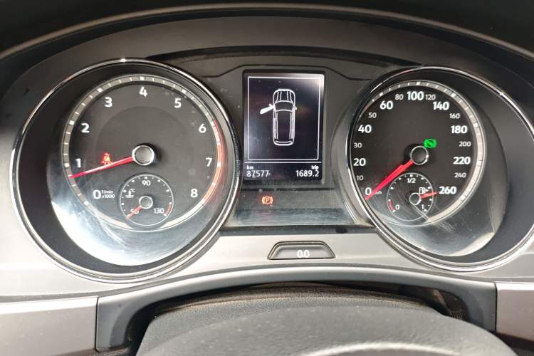 Used Volkswagen Teramont 2017 380TSI Four-Wheel Drive Luxury Edition Odometer Close Up