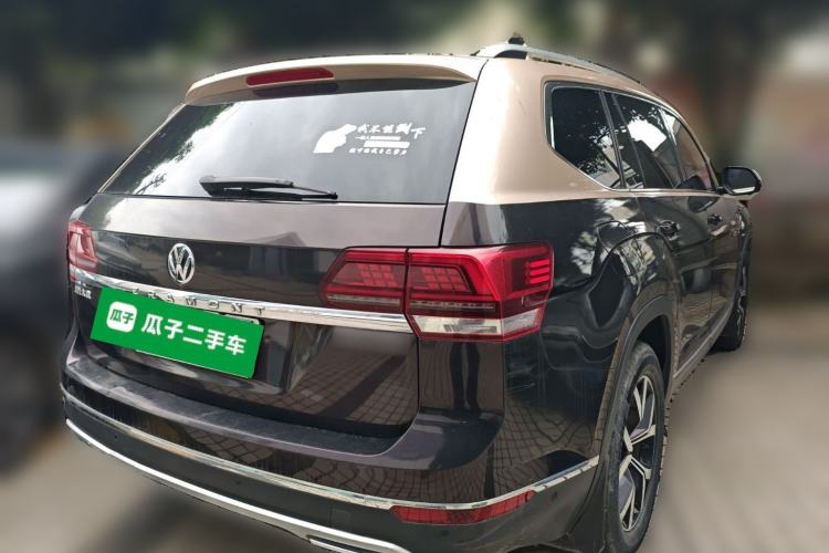 Used Volkswagen Teramont 2017 380TSI Four-Wheel Drive Luxury Edition Rear Right 45 Deg