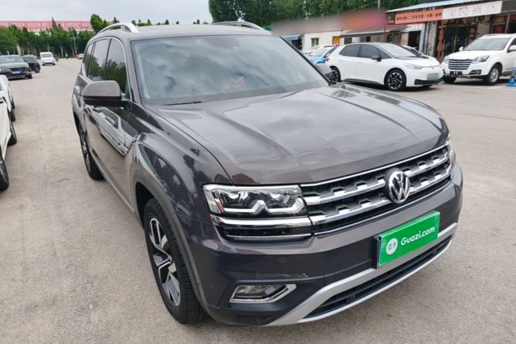 Used Volkswagen Teramont 2017 380TSI Four-Wheel Drive Luxury Edition Front Right 45 Deg