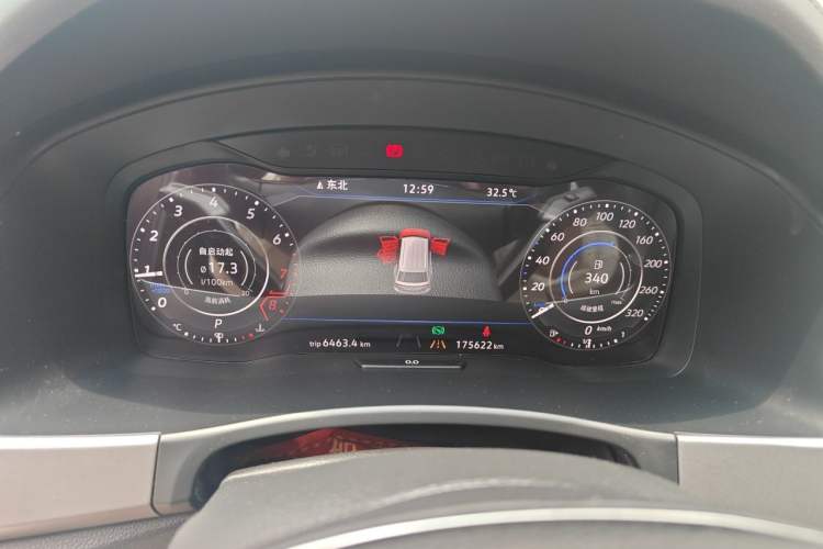Used Volkswagen Teramont 2017 530 V6 Four-Wheel Drive Flagship Edition Instrument Cluster