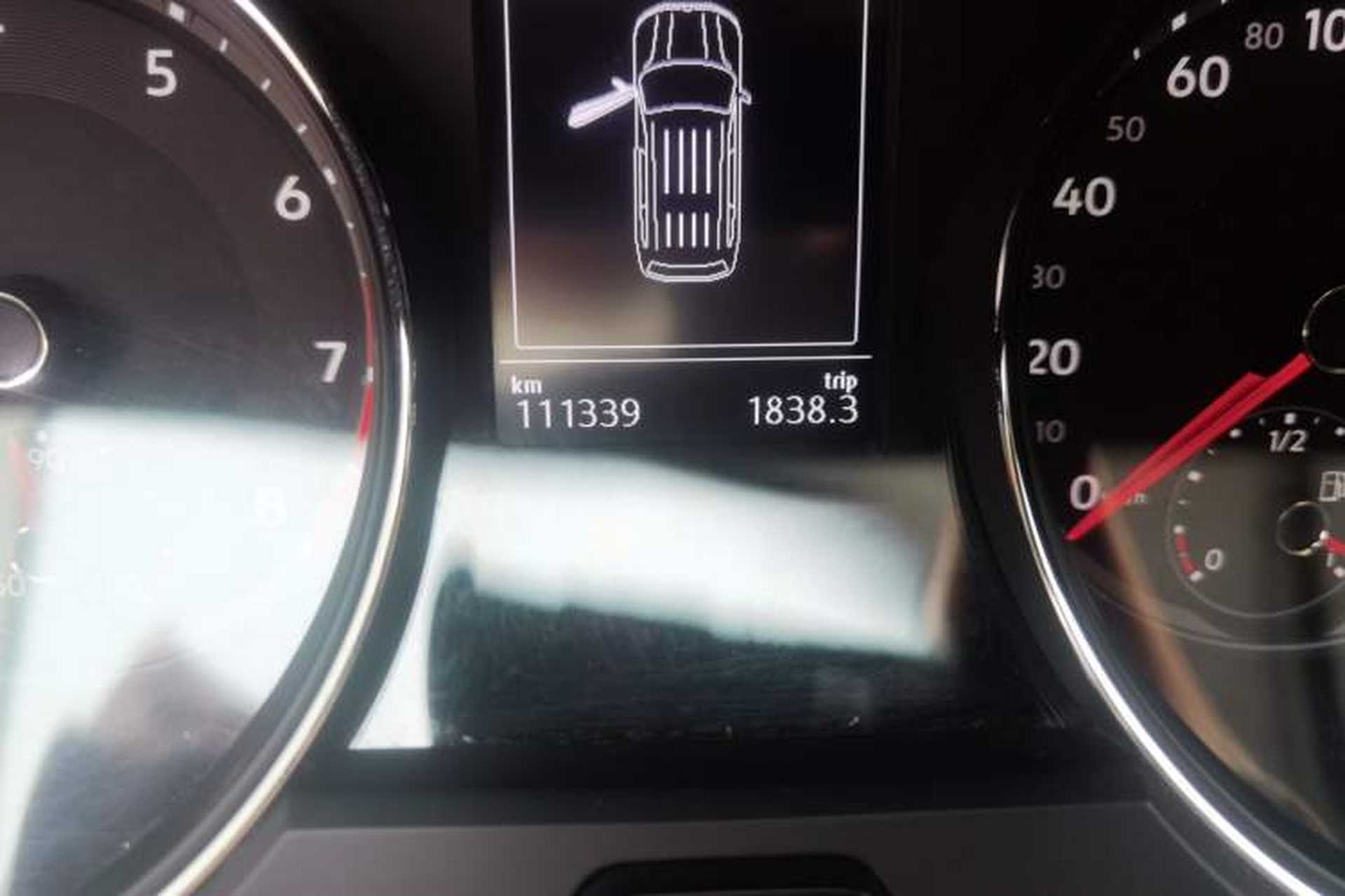 Used Volkswagen Teramont 2017 380TSI Four-Wheel Drive Luxury Edition Odometer Close Up