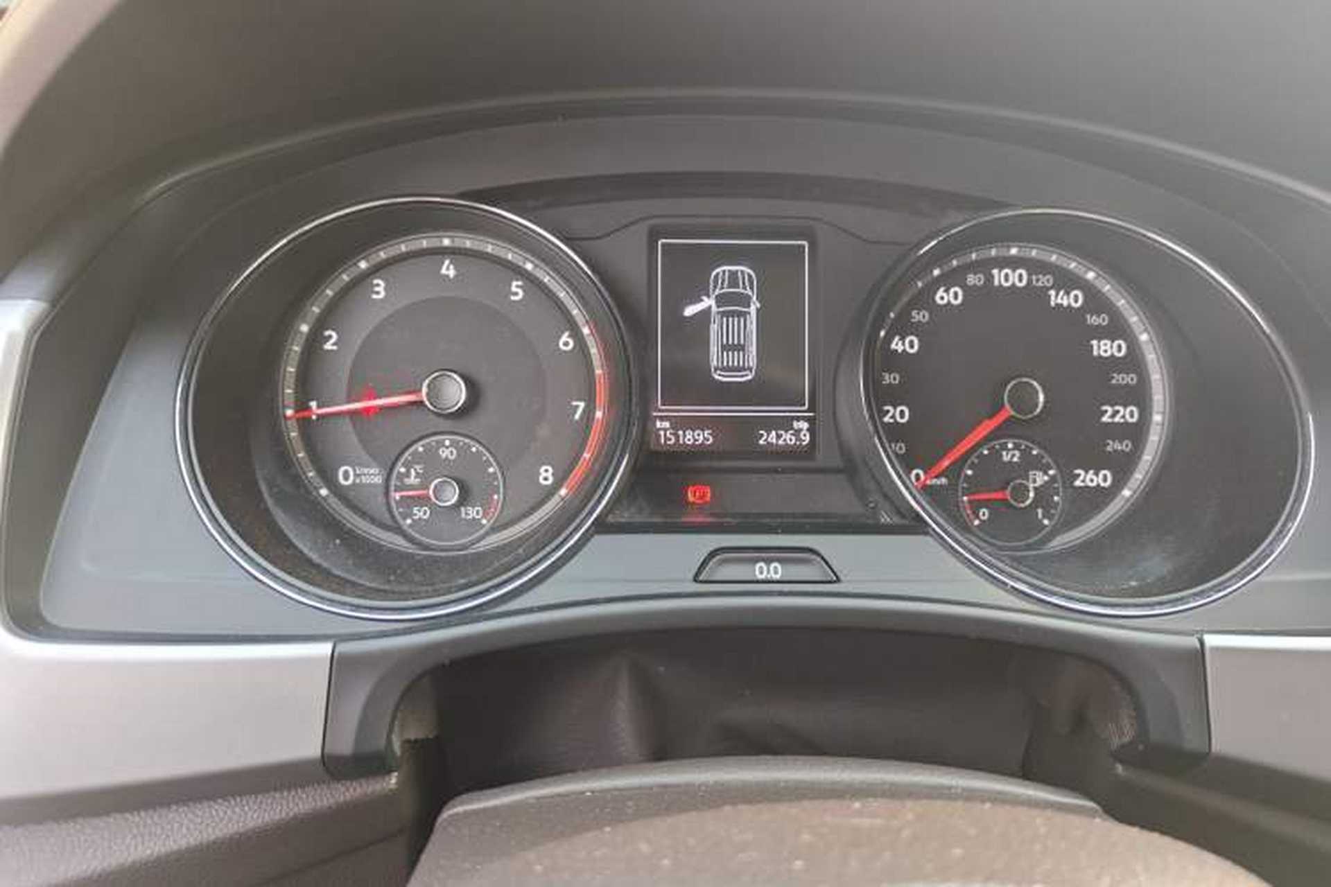 Used Volkswagen Teramont 2017 380TSI Four-Wheel Drive Luxury Edition Odometer Close Up