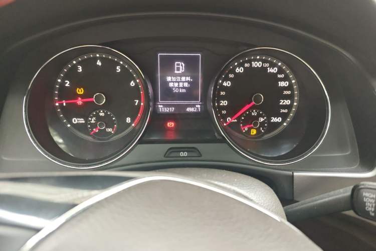Used Volkswagen Teramont 2017 380TSI Four-Wheel Drive Luxury Edition Odometer Close Up