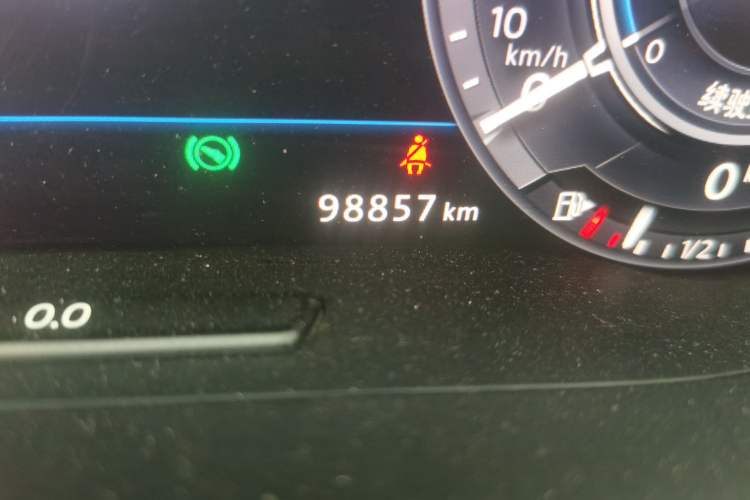 Used Volkswagen Teramont 2017 380TSI Four-Wheel Drive Flagship Edition Odometer Close Up