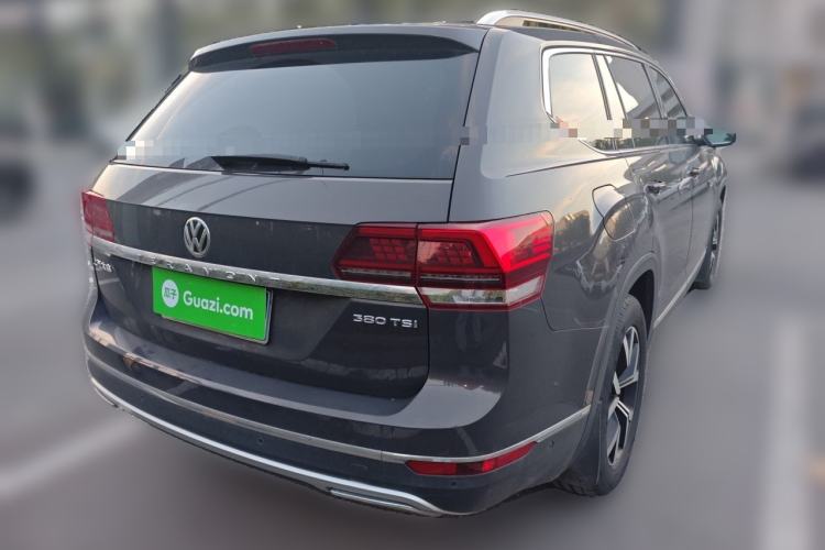 Used Volkswagen Teramont 2017 380TSI Four-Wheel Drive Luxury Edition Rear Right 45 Deg
