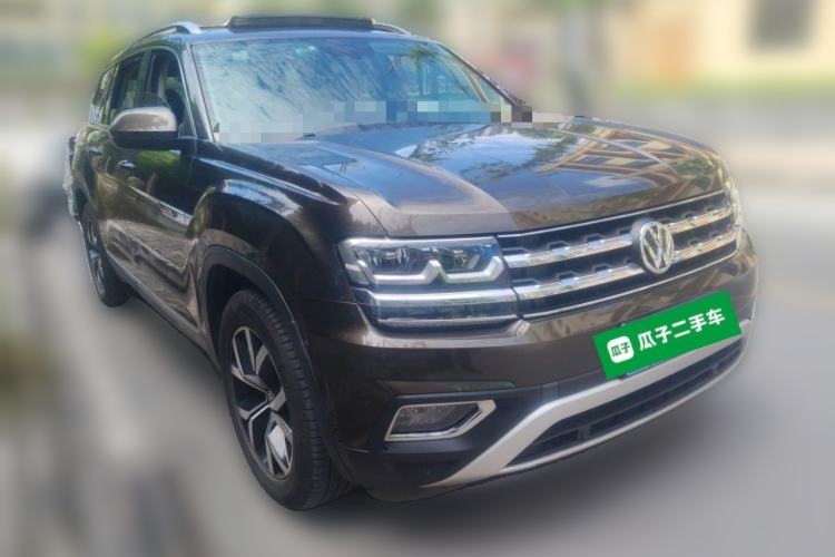 Used Volkswagen Teramont 2017 380TSI Four-Wheel Drive Luxury Edition Front Right 45 Deg