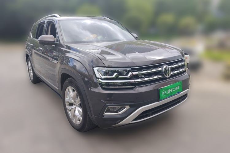 Used Volkswagen Teramont 2017 530 V6 Four-Wheel Drive Luxury Edition Front Right 45 Deg