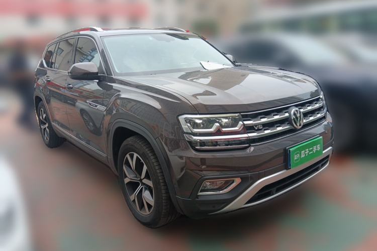 Used Volkswagen Teramont 2017 530 V6 Four-Wheel Drive Luxury Edition Front Right 45 Deg