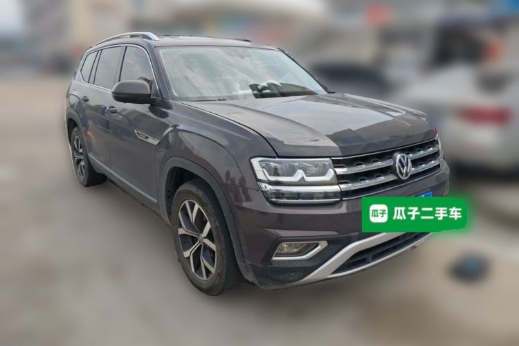 Used Volkswagen Teramont 2017 380TSI Four-Wheel Drive Luxury Edition Front Right 45 Deg