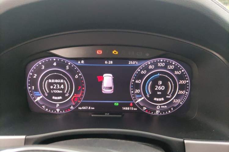 Used Volkswagen Teramont 2017 380TSI Four-Wheel Drive Luxury Edition Instrument Cluster