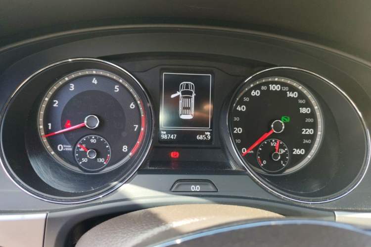 Used Volkswagen Teramont 2017 530 V6 Four-Wheel Drive Luxury Edition Instrument Cluster
