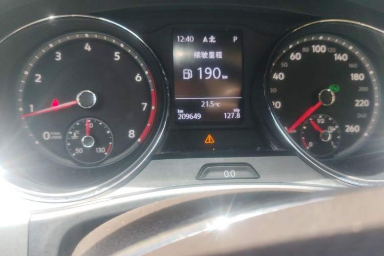 Used Volkswagen Teramont 2017 380TSI Four-Wheel Drive Luxury Edition Odometer Close Up