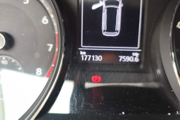 Used Volkswagen Teramont 2017 380TSI Four-Wheel Drive Luxury Edition Odometer Close Up