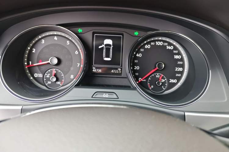 Used Volkswagen Teramont 2017 380TSI Four-Wheel Drive Luxury Edition Odometer Close Up