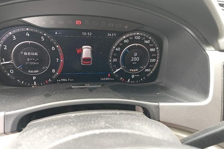Used Volkswagen Teramont 2017 530 V6 Four-Wheel Drive Supreme Flagship Edition Odometer Close Up