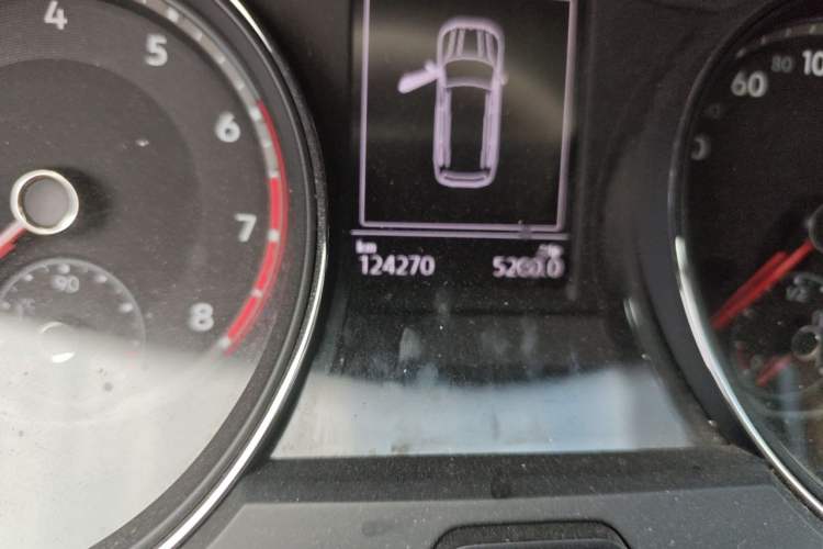 Used Volkswagen Teramont 2017 380TSI Four-Wheel Drive Luxury Edition Odometer Close Up