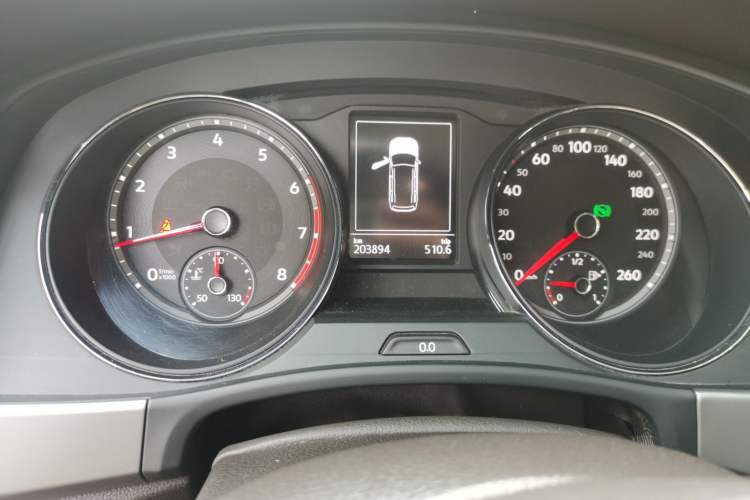 Used Volkswagen Teramont 2017 380TSI Four-Wheel Drive Luxury Edition Odometer Close Up