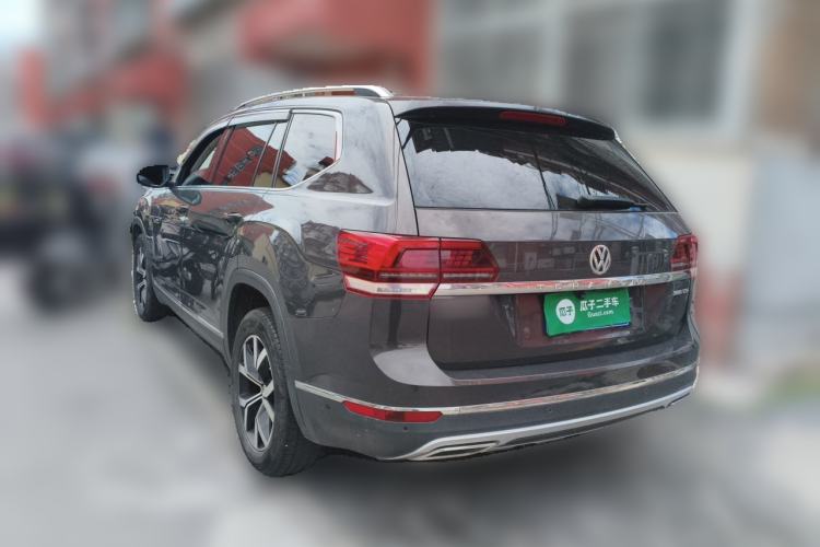 Used Volkswagen Teramont 2017 380TSI Four-Wheel Drive Luxury Edition Rear Left 45 Deg