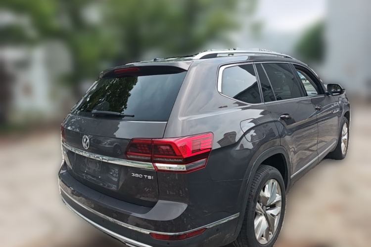 Used Volkswagen Teramont 2017 380TSI Four-Wheel Drive Flagship Edition Rear Right 45 Deg