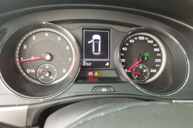 Used Volkswagen Teramont 2017 380TSI Four-Wheel Drive Luxury Edition Odometer Close Up