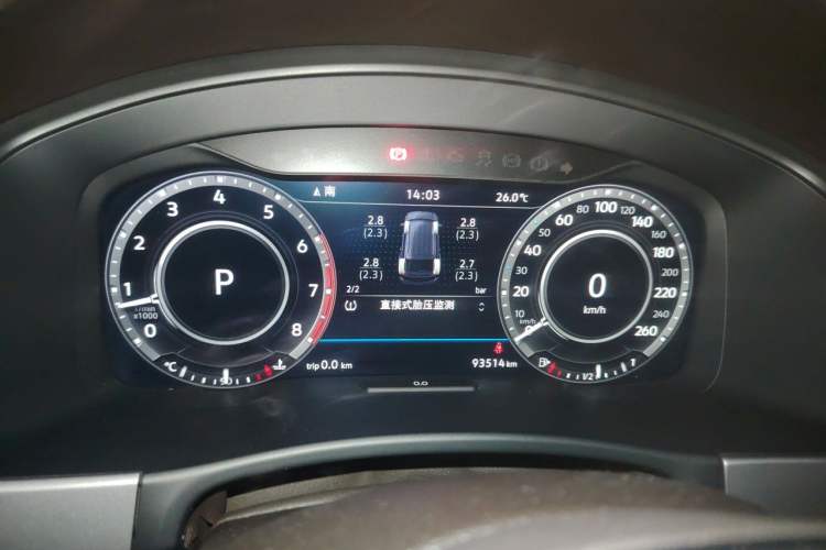 Used Volkswagen Teramont 2017 380TSI Four-Wheel Drive Flagship Edition Instrument Cluster