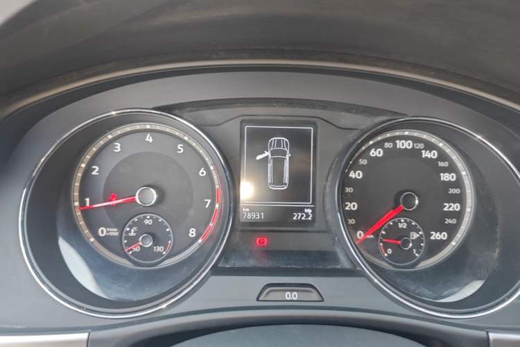 Used Volkswagen Teramont 2017 330TSI Two-Wheel-Drive Luxury Edition Instrument Cluster