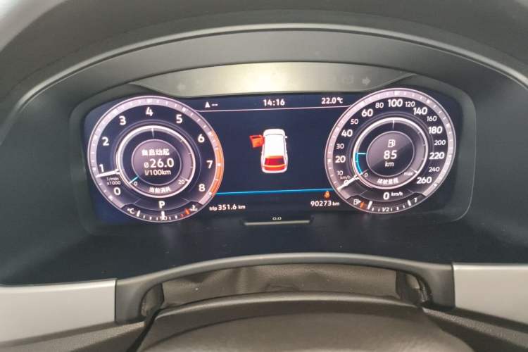 Used Volkswagen Teramont 2017 380TSI Four-Wheel Drive Flagship Edition Instrument Cluster