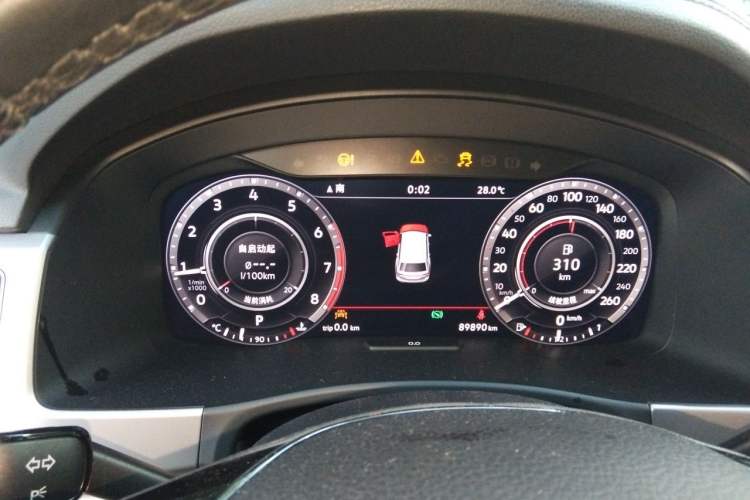 Used Volkswagen Teramont 2017 530 V6 Four-Wheel Drive Supreme Flagship Edition Instrument Cluster