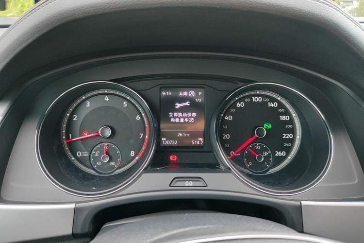 Used Volkswagen Teramont 2017 330TSI Two-Wheel-Drive Luxury Edition Instrument Cluster
