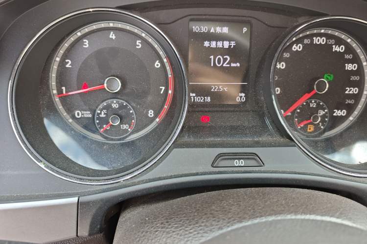 Used Volkswagen Teramont 2017 380TSI Four-Wheel Drive Luxury Edition Odometer Close Up