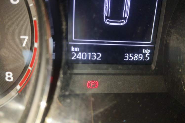 Used Volkswagen Teramont 2017 380TSI Four-Wheel Drive Luxury Edition Odometer Close Up