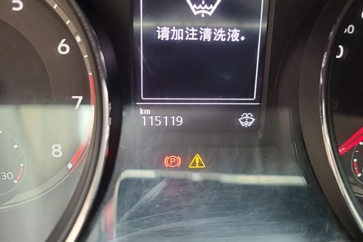 Used Volkswagen Teramont 2017 380TSI Four-Wheel Drive Luxury Edition Odometer Close Up