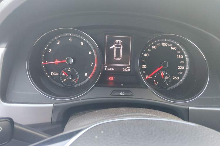 Used Volkswagen Teramont 2017 380TSI Four-Wheel Drive Luxury Edition Odometer Close Up