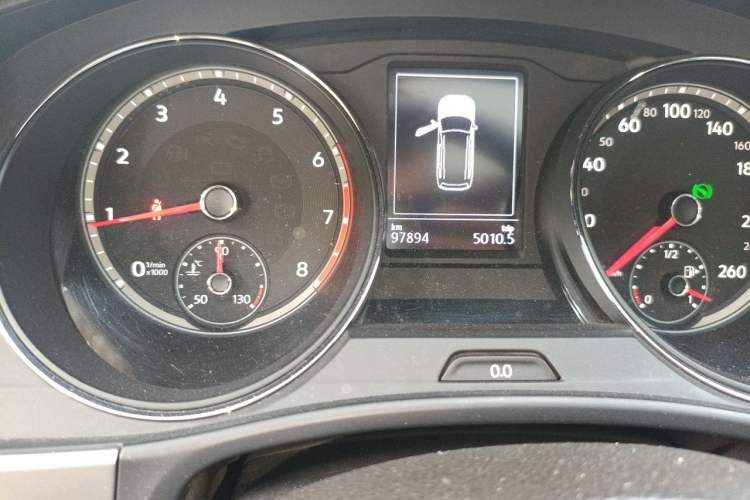 Used Volkswagen Teramont 2017 380TSI Four-Wheel Drive Luxury Edition Odometer Close Up