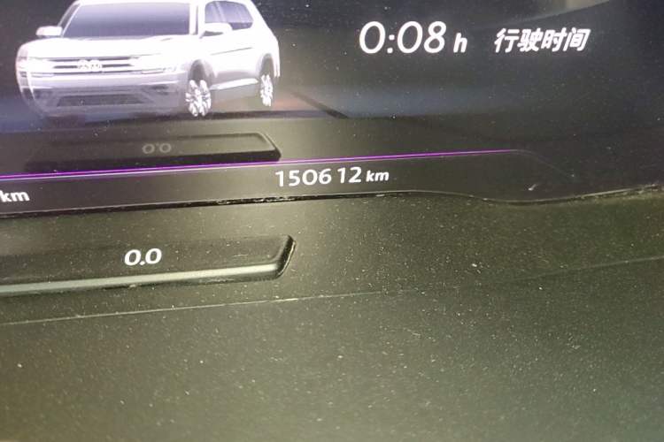 Used Volkswagen Teramont 2017 530 V6 Four-Wheel Drive Supreme Flagship Edition Odometer Close Up
