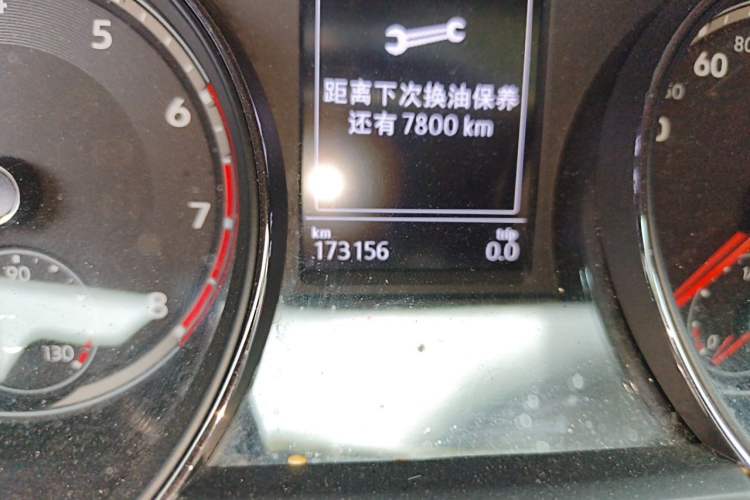 Used Volkswagen Teramont 2017 380TSI Four-Wheel Drive Luxury Edition Odometer Close Up