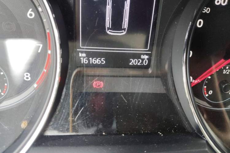 Used Volkswagen Teramont 2017 380TSI Four-Wheel Drive Luxury Edition Odometer Close Up