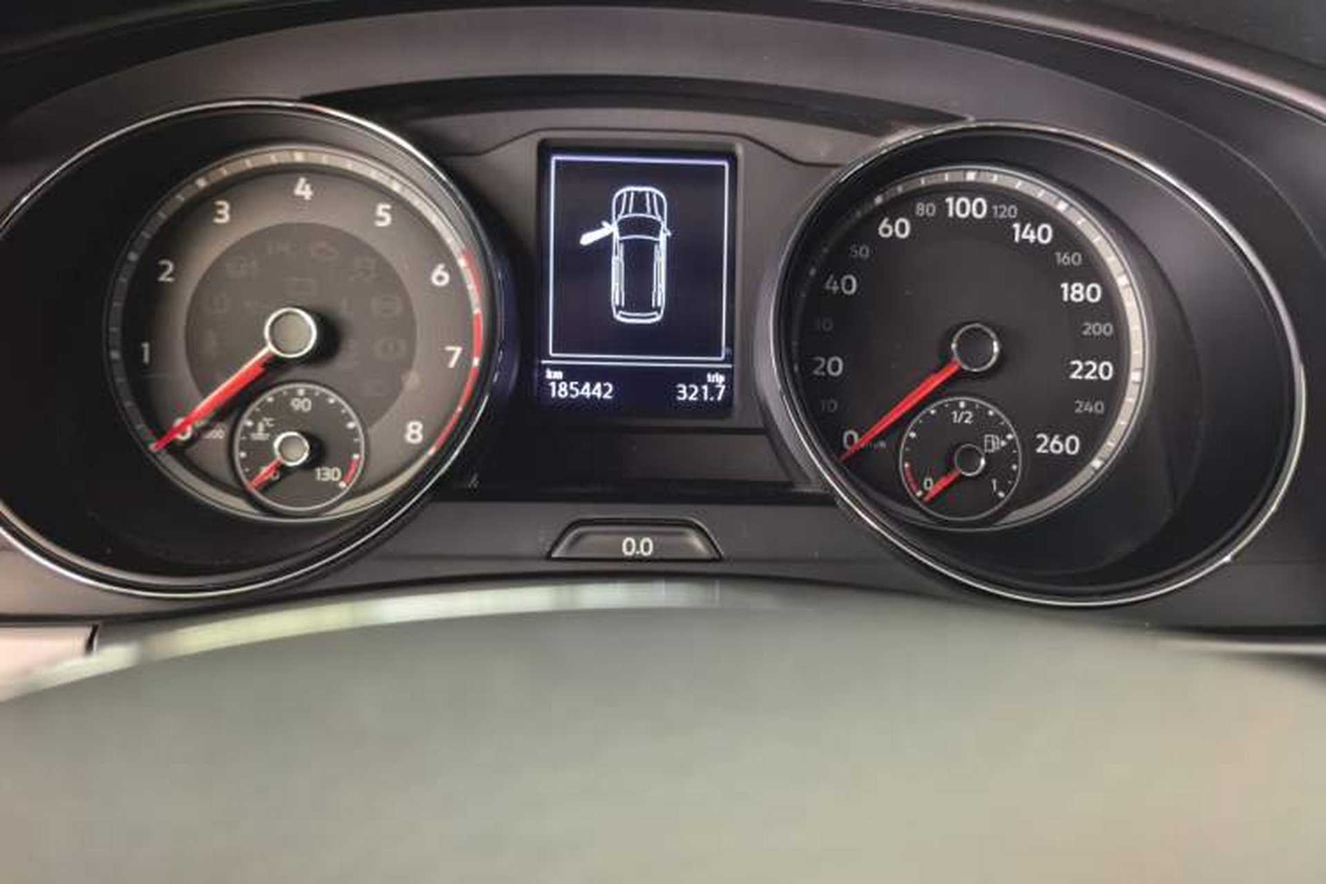 Used Volkswagen Teramont 2017 380TSI Four-Wheel Drive Luxury Edition Odometer Close Up